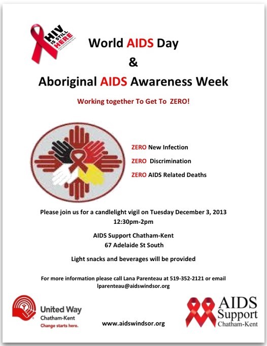 World AIDS Day & Aboriginal AIDS Awareness Week